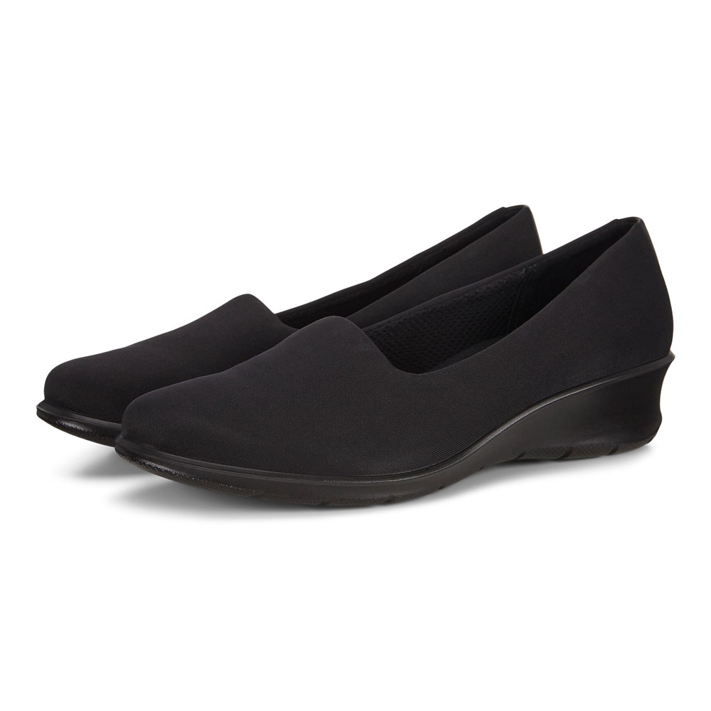 ECCO Womens Slip-On Black - Finola - JHX-732605